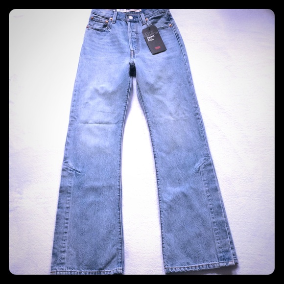 levi's ribcage split flare